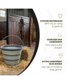 EXCELLENT HORSE VOUWBARE EMMER GROEN/GRIJS EXCELLENT HORSE VOUWBARE EMMER GROEN/GRIJS