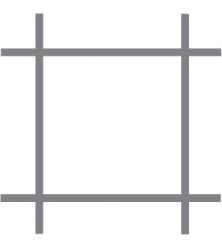 VOLINET VIERKANT GELAST VERZ. 19X1.45 100 CM X 25 M