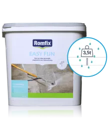 ROMFIX EASY FIJN (3MM) STEENGRIJS 12,5 KG