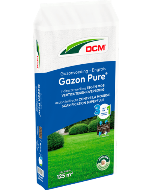 DCM GAZONVOEDING GAZON PURE® 125 M² (10 KG) DCM GAZONVOEDING GAZON PURE® 125 M² (10 KG)