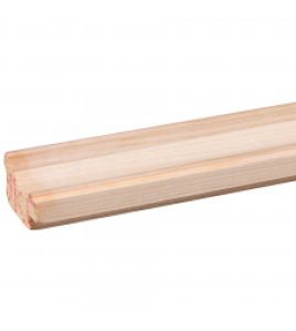 SCHILDERIJLIJST GRENEN 21X37MM 210CM