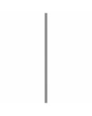 AFDEKPROFIEL ALU 2X30MM NATUREL 100CM