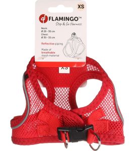 HOND HARNAS STEP&amp;GO BENTO ROOD XS 28-30CM 30-32CM