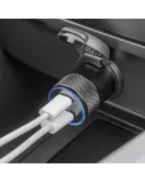 USB SNELLADER TYPE C 2-WEG 12V/24V 3100MA