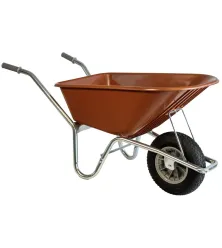TUIN KRUIWAGEN VERZINKT FRAME 100 L TERRAROOD
