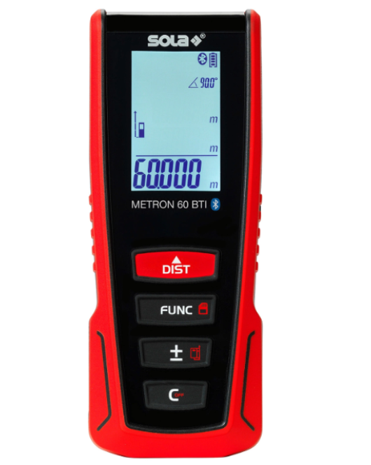METRON 60 BTI LASER AFSTANDSMETER 60M METRON 60 BTI LASER AFSTANDSMETER 60M