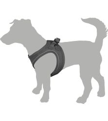 HOND HARNAS STEP&GO BENTO ROOD M 30-35CM 41-44CM