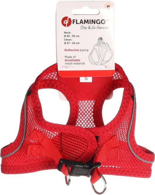 HOND HARNAS STEP&GO BENTO ROOD S 30-35CM 37-40CM HOND HARNAS STEP&GO BENTO ROOD S 30-35CM 37-40CM