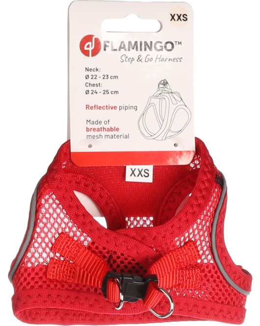 HOND HARNAS STEP&GO BENTO ROOD XXS 22-23CM 24-25CM