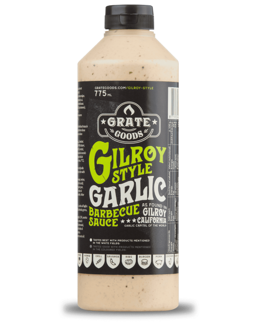 GRATE GOODS GILROY GARLIC SAUCE - 265 ML GRATE GOODS GILROY GARLIC SAUCE - 265 ML