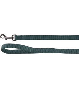 HOND LOOPLIJN ZIGGI DONKERGROEN 1,3M 20MM
