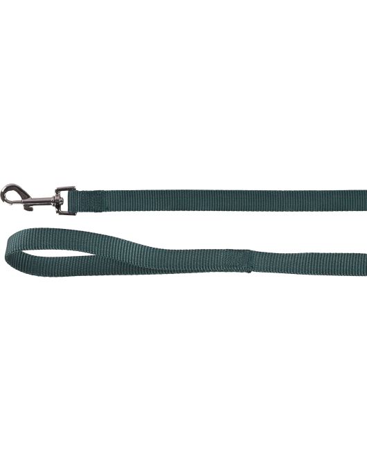 HOND LOOPLIJN ZIGGI DONKERGROEN 1,3M 20MM