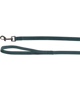 HOND LOOPLIJN ZIGGI DONKERGROEN 1,3M 20MM