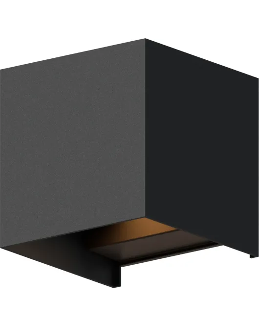 CALEX OUTDOOR WALL LIGHT CUBE ZWART(BARI) CALEX OUTDOOR WALL LIGHT CUBE ZWART(BARI)