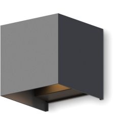 CALEX OUTDOOR WALL LIGHT CUBE ANTRACIET (BARI)