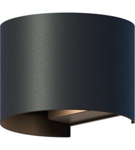 CALEX OUTDOOR WALL LIGHT OVAL ZWART( VERONA )