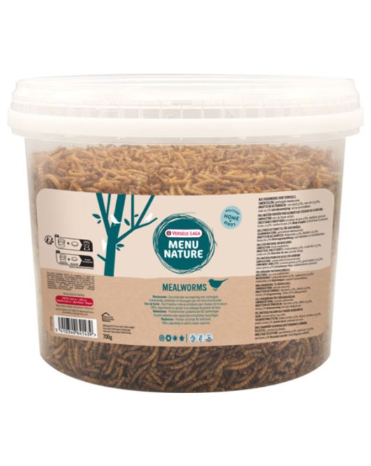 VERSELE-LAGA MENU NATURE MEELWORMEN IN EMMER 700 G