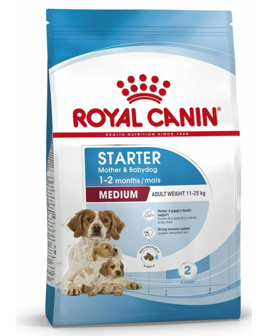 ROYAL CANIN MEDIUM STARTER MOTHER & BABYDOG 15 KG ROYAL CANIN MEDIUM STARTER MOTHER & BABYDOG 15 KG