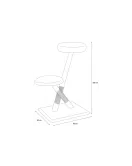 KRABPAAL LIRA WIT 95X52X102CM KRABPAAL LIRA WIT 95X52X102CM