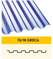 GOLFPLAAT PVC GRECA 76/18 HELDER 1,2MM 183X114CM