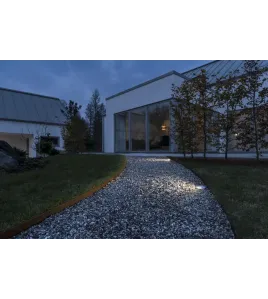 GRONDINBOUWSPOT POWERLED SIDESPOT COVERED 230V, DIAMETER 8.8CM, LBH 8.2X8.2X12.1CM,1X 3W GEANODISEERD ALUMINIUM 230V