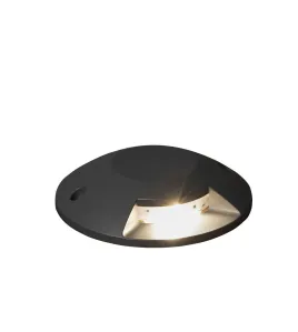 GRONDINBOUWSPOT POWERLED 230V, ROUND, SURFACE MOUNTED 2 WAY, DIAM 20CM, 2X 5W ALUMINIUM 230V