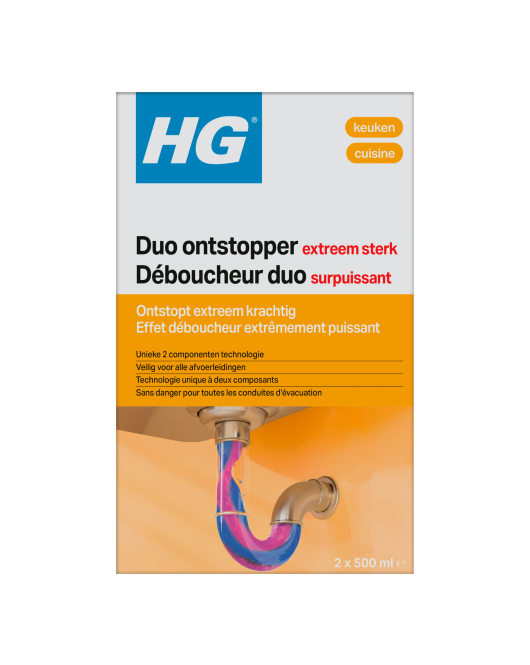 HG DUO ONTSTOPPER EXTREEM STERK 1 L HG DUO ONTSTOPPER EXTREEM STERK 1 L