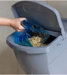 STAPELBARE VOERTON MET DEKSEL 60L