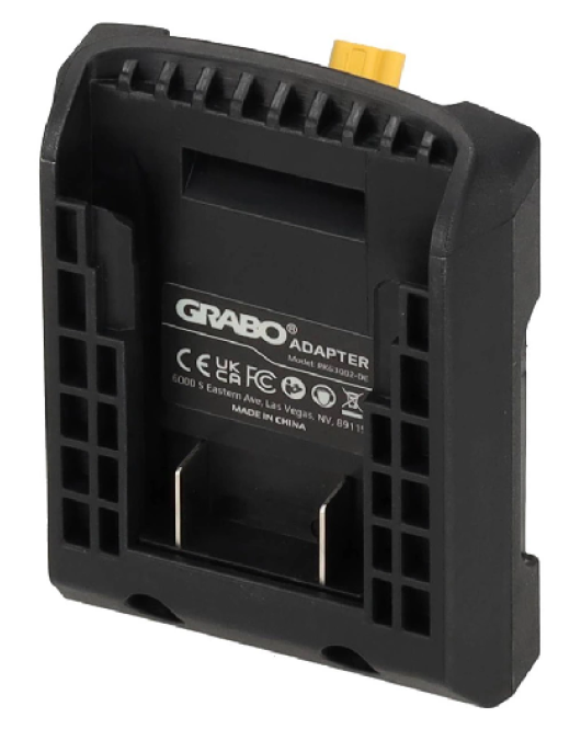 GRABO PRO BRUSHLESS ADAPTER VOOR DEWALT ACCU 18V