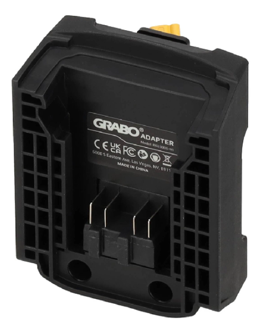GRABO PRO BRUSHLESS ADAPTER VOOR MILWAUKEE ACCU 18V