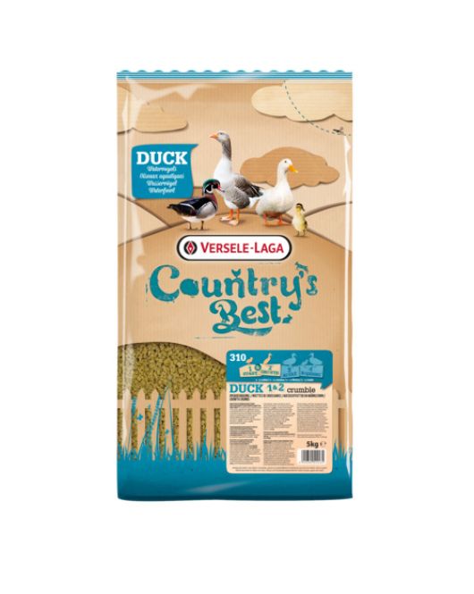 VERSELE-LAGA COUNTRY`S BE DUCK 1&2 CRUMBLE WATERVOGELS 5 KG VAN 0 WEKE VERSELE-LAGA COUNTRY`S BE DUCK 1&2 CRUMBLE WATERVOGELS 5 KG VAN 0 WEKE