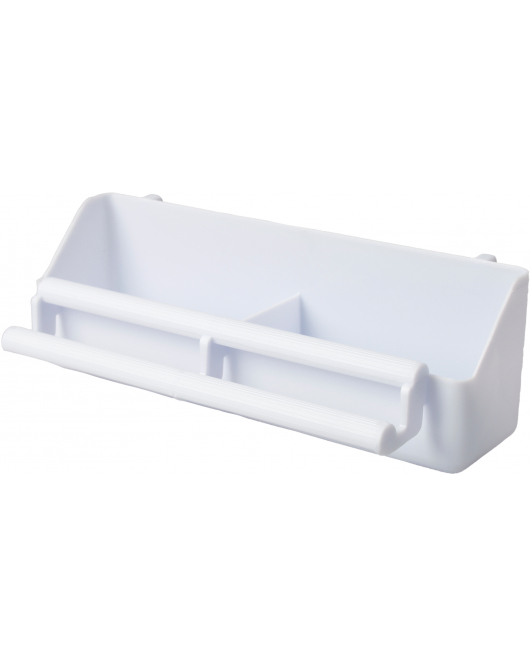 VOLIERE EETBAKJE BOB PLASTIC WIT 20X8X7CM