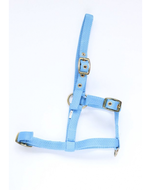 NYLON VEULENHALSTER BABYBLAUW