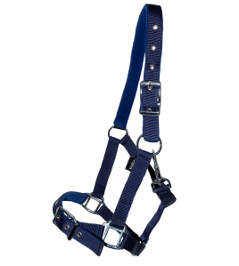 NYLON HALSTER NEOPREEN BLAUW FULL
