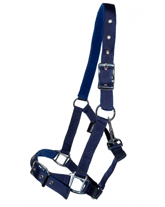 NYLON HALSTER NEOPREEN BLAUW FULL