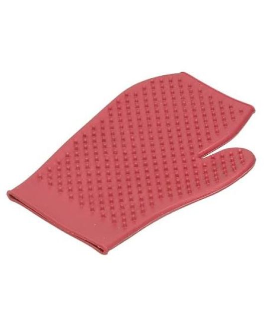 RUBBER POETSHANDSCHOEN ROOD