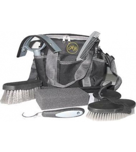 HB GEVULDE POETSTAS GRIJS