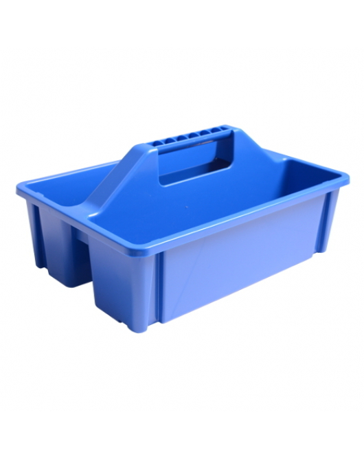POETSBAKJE / GEREEDSCHAPBAK, KUNSTSTOF OPEN BLAUW