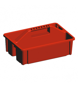 POETSBAKJE / GEREEDSCHAPBAK, KUNSTSTOF OPEN ROOD POETSBAKJE / GEREEDSCHAPBAK, KUNSTSTOF OPEN ROOD