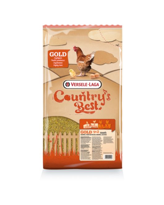 VERSELE-LAGA COUNTRY`S BE GOLD 1&2 MASH OPGROEIMEEL 5 KG VAN 0 WEKEN VERSELE-LAGA COUNTRY`S BE GOLD 1&2 MASH OPGROEIMEEL 5 KG VAN 0 WEKEN