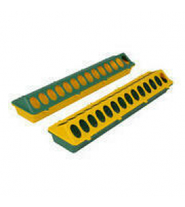 KUIKENVOERBAK KUNSTST. 50CM GEEL/GROEN