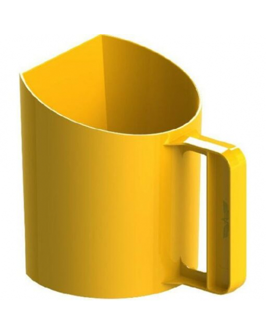 MEELSCHEP-/ VOERSCHEP 1KG (BEKERMODEL) - GEEL