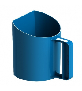 MEELSCHEP-/ VOERSCHEP 1KG (BEKERMODEL) - BLAUW MEELSCHEP-/ VOERSCHEP 1KG (BEKERMODEL) - BLAUW