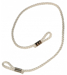 NEKKOORD NYLON MET 2 OOGJES 1 ST