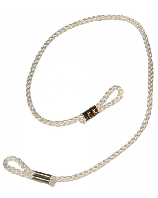 NEKKOORD NYLON MET 2 OOGJES 1 ST