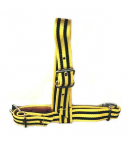 KEURINGSHALSTER GEEL/ZW. PINK (NO.2)