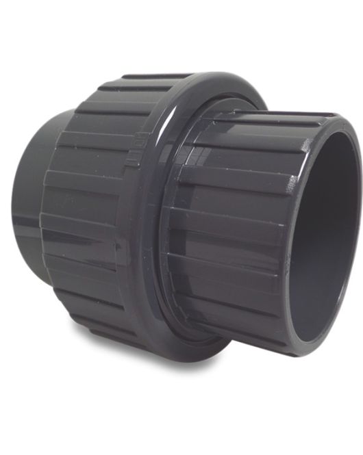 KOPPELING PVC-U 75 MM LIJMMOF 10BAR GRIJS