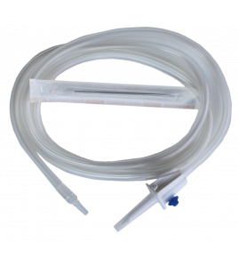 INFUUSSET MET DOORSTEEKNAALD + NAALD 1 ST