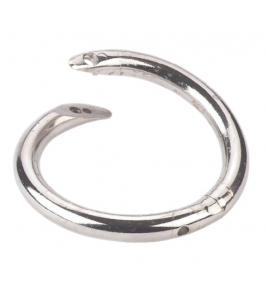 STIERENRING DRAAIBAAR, RVS, 65MM