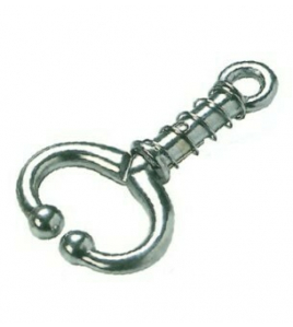 STIERENGELEIDER 11CM VERNIKKELD